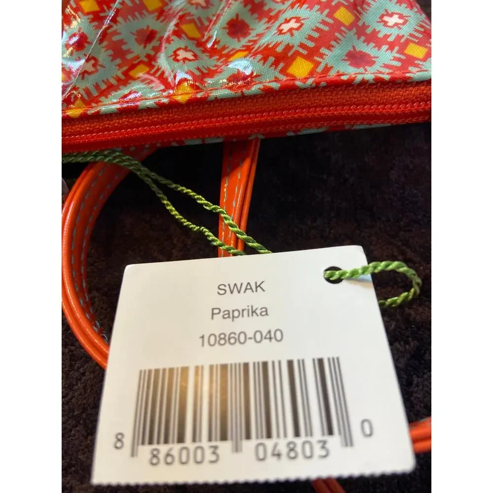 Vera Bradley SWAK(sealed‎ with a kiss) paprika bow tie crossbody Purse